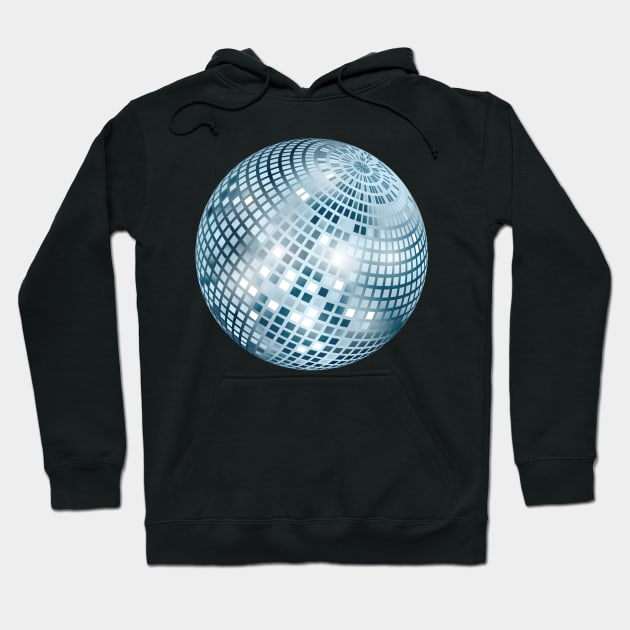 Disco Ball / Mirror Ball / Glitter Ball (Silver) Hoodie by MrFaulbaum